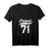 Damen Jahrgang 1971 Geschenk - Cooles Retro T-Shirt mit V-Ausschnitt zum 49. Geburtstag, Vintage Design, Lustiges Geburtstagsgeschenk für Frauen