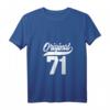 Damen Jahrgang 1971 Geschenk - Cooles Retro T-Shirt mit V-Ausschnitt zum 49. Geburtstag, Vintage Design, Lustiges Geburtstagsgeschenk für Frauen