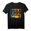 Geburtstag 1984 - Limited Edition Jahrgang 1984 T-Shirt für Damen und Herren, Farbfrohes Geschenk zum Geburtstag