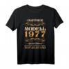45. Geburtstag Oldtimer T-Shirt - Modell 45 Sonderedition, geölt, klassisch geschnitten, perfektes Geschenk für Autoliebhaber