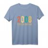 Geburtstagsgeschenk Frau & Mann Jahrgang 2008 - Limited Edition Vintage Grafik T-Shirt, lustige Retro Geschenkidee