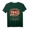 81. Geburtstag T-Shirt 1942 - Lustiges Retro Outfit für Männer mit Humor, perfekte Überraschung & Geburtstagsdeko