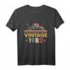 38. Geburtstag T-Shirt - Vintage 1982 Jahrgang Geschenk für Männer & Frauen, Retro Style, Perfekt für den 38. Geburtstag