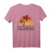 Retro Huntington Beach Surfen T-Shirt - Vintage California Orange County Surfer Design mit Sonnenuntergang, ideales Geschenk für Surfer und Strandliebhaber