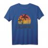 Retro Huntington Beach Surfen T-Shirt - Vintage California Orange County Surfer Design mit Sonnenuntergang, ideales Geschenk für Surfer und Strandliebhaber