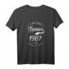 Lustiges 34. Geburtstag T-Shirt Jahrgang 1987 September - Vintage Geschenkidee für Männer und Frauen, Familie & Freunde