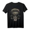 32. Geburtstag Geschenk für Mann - Mythos Legend Jahrgang 1989 T-Shirt für Geburtstag, Vater, Opa & Onkel