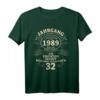 32. Geburtstag Geschenk für Mann - Mythos Legend Jahrgang 1989 T-Shirt für Geburtstag, Vater, Opa & Onkel