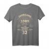 32. Geburtstag Geschenk für Mann - Mythos Legend Jahrgang 1989 T-Shirt für Geburtstag, Vater, Opa & Onkel