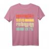 Legendär Seit Februar 1975 Geboren - Vintage Geburtstag T-Shirt für Damen und Herren, perfekte Geschenkidee für den Jahrgang 1975