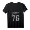 Damen 1976 Geburtstag T-Shirt – Retro Original 76 Jahrgang Geschenk zum 47. Geburtstag, Vintage Style für Damen & Herren