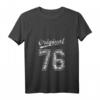 Damen 1976 Geburtstag T-Shirt – Retro Original 76 Jahrgang Geschenk zum 47. Geburtstag, Vintage Style für Damen & Herren
