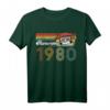 Jahrgang 1980 Awesome since 1980 Retro Vintage Geburtstag T-Shirt – Perfektes Geschenk für Nostalgie-Fans & Geburtstagsdeko für Damen & Herren