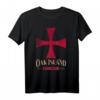 Templer Kreuz Eiche Insel Nova Scotia - Distressed Design T-Shirt für Schatzsucher und Mystery-Liebhaber, perfektes Geschenk