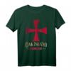 Templer Kreuz Eiche Insel Nova Scotia - Distressed Design T-Shirt für Schatzsucher und Mystery-Liebhaber, perfektes Geschenk