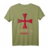 Templer Kreuz Eiche Insel Nova Scotia - Distressed Design T-Shirt für Schatzsucher und Mystery-Liebhaber, perfektes Geschenk
