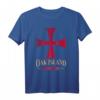 Templer Kreuz Eiche Insel Nova Scotia - Distressed Design T-Shirt für Schatzsucher und Mystery-Liebhaber, perfektes Geschenk