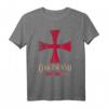 Templer Kreuz Eiche Insel Nova Scotia - Distressed Design T-Shirt für Schatzsucher und Mystery-Liebhaber, perfektes Geschenk