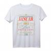 Lustiges T-Shirt zum 29. Geburtstag Jahrgang 1992 Januar - Vintage Geschenkidee für Sie, Ihn, Familie & Freunde