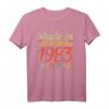 Lustiges T-Shirt zum 37. Geburtstag Jahrgang 1983 Oktober - Vintage Geschenkidee für Männer, Frauen, Familie & Freunde