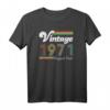 50. Geburtstag T-Shirt Mann, Jahrgang 1971 - Legendäres Retro und Vintage Geschenk für Jubilare, Ehemann, Papa & Mama