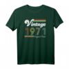 50. Geburtstag T-Shirt Mann, Jahrgang 1971 - Legendäres Retro und Vintage Geschenk für Jubilare, Ehemann, Papa & Mama