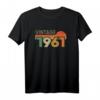 1961 Jahrgang Shirt - Lustiges Vintage 59. Geburtstag T-Shirt für Männer und Frauen als perfektes Geschenk