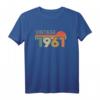 1961 Jahrgang Shirt - Lustiges Vintage 59. Geburtstag T-Shirt für Männer und Frauen als perfektes Geschenk