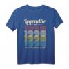 Jahrgang 1998 Geschenk Retro T-Shirt – 23 Jahre Geburtstag, Legendär seit 1998, Cooles Geburtstagsshirt für Männer und Frauen
