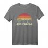 Retro Katze Shirt - Ew People Katzen T-Shirt im Vintage-Stil, Geschenk für Männer und Frauen