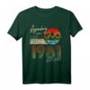 Legendary Since März 1981 - HapOwl T-Shirt für Frauen und Männer, Vintage Retro-Design für die perfekte 40er-Feier