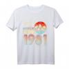 Legendary Since März 1981 - HapOwl T-Shirt für Frauen und Männer, Vintage Retro-Design für die perfekte 40er-Feier