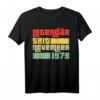 Legendär seit November 1979 Geschenk – Lustiges T-Shirt zum HapOwl für Männer und Frauen, Jahrgang 1979