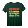 Legendär seit November 1979 Geschenk – Lustiges T-Shirt zum HapOwl für Männer und Frauen, Jahrgang 1979