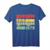 Legendär seit November 1979 Geschenk – Lustiges T-Shirt zum HapOwl für Männer und Frauen, Jahrgang 1979