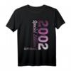 21. Geburtstag Männer T-Shirt Jahrgang 2002 - Geschenk für 21 Jahre September Geburtstagsfeier & Dekoration