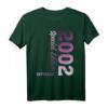 21. Geburtstag Männer T-Shirt Jahrgang 2002 - Geschenk für 21 Jahre September Geburtstagsfeier & Dekoration