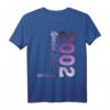 21. Geburtstag Männer T-Shirt Jahrgang 2002 - Geschenk für 21 Jahre September Geburtstagsfeier & Dekoration
