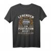 Legenden 2008 Geboren Geschenk Jahrgang 2008 Geburtstag T-Shirt - Lustiges Geburtstagsgeschenk für Männer und Frauen