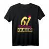 Damen 61. Geburtstag Geschenk Jahrgang 1962 - Birthday Queen Krone T-Shirt für Frauen, Mütter & Omas zum Geburtstag