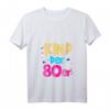Damen 80er Jahrgang Geburtstag T-Shirt mit V-Ausschnitt – Retro Mode für Frauen, ideal für den 80er Geburtstag