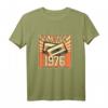 44. Geburtstagsgeschenk mit klassischer Kassette - Vintage T-Shirt für Jahrgang 1976, perfekt für Retro-Geburtstagsfeier & Jubilare
