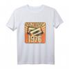 44. Geburtstagsgeschenk mit klassischer Kassette - Vintage T-Shirt für Jahrgang 1976, perfekt für Retro-Geburtstagsfeier & Jubilare