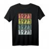 1971 Geburtstag Jahrgang Geburtsjahr T-Shirt – Klassisches Geschenk für Geburtstag und Weihnachten