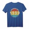 22. Geburtstag T-Shirt - Lustiges Geschenk für 22 Jahre, Männer & Frauen, Legendär seit 1999