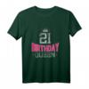 Damen 21. Geburtstag Geschenk Jahrgang 2001 - Birthday Queen Krone T-Shirt für Frauen, Mama, Oma und Freundinnen zum 21. Geburtstag