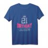 Damen 21. Geburtstag Geschenk Jahrgang 2001 - Birthday Queen Krone T-Shirt für Frauen, Mama, Oma und Freundinnen zum 21. Geburtstag