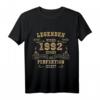 31. Geburtstag T-Shirt für Mann und Frau - Legenden wurden 1992 geboren Geschenkidee zum Geburtstag