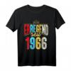 Erregend seit 1966 Geburtstagsgeschenk für Männer 56. Geburtstag T-Shirt – Perfektes Geschenk zum Jubiläum, Hochzeitstag oder Weihnachten