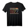 1977 Shirt. Geburtstag Jahrgang T-Shirt. Retro Vintage Tee – Perfektes Geburtstagsgeschenk für Männer und Frauen